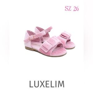 Luxelim sz 26 Olivia Velvet blush Sandals